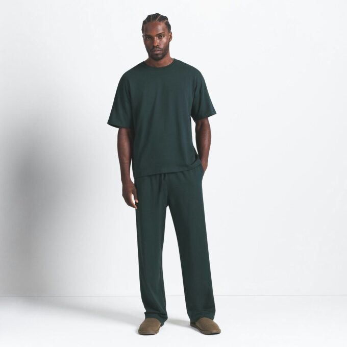 JERSEY LOUNGE MENS RELAXED STRAIGHT LEG PANT JERSEY LOUNGE MENS RELAXED STRAIGHT LEG PANT