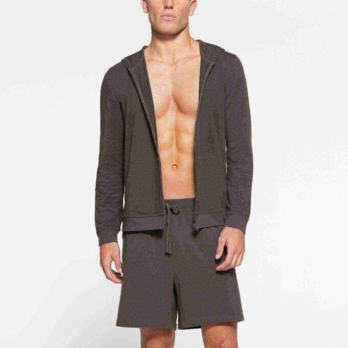 JERSEY LOUNGE MENS ZIP UP HOODIE