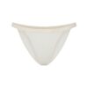 LIGHTWEIGHT COTTON LOGO PICOT STRING BIKINI LIGHTWEIGHT COTTON LOGO PICOT STRING BIKINI