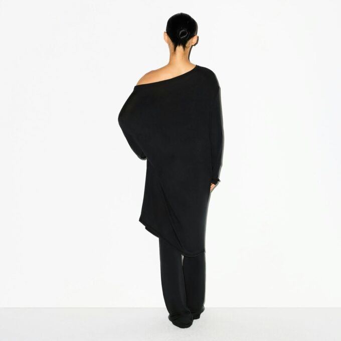 LIGHTWEIGHT MODAL LONG SLEEVE TUNIC