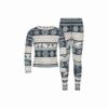 LOGO PLUSH POINTELLE KIDS LONG SLEEVE SET
