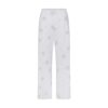 LOGO PLUSH POINTELLE RHINESTONE STRAIGHT LEG PANT LOGO PLUSH POINTELLE RHINESTONE STRAIGHT LEG PANT