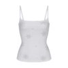 LOGO PLUSH POINTELLE RHINESTONE TANK LOGO PLUSH POINTELLE RHINESTONE TANK