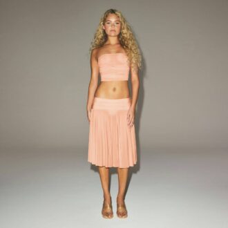 MILKY SHEER MIDI SKIRT MILKY SHEER MIDI SKIRT