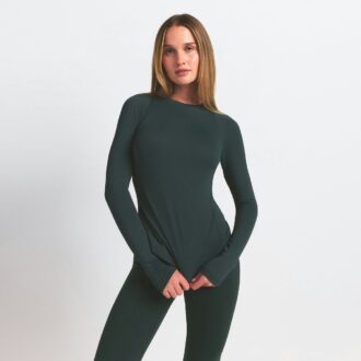 NikeSKIMS AIRY LONG SLEEVE CREW NECK TOP
