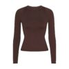 NikeSKIMS AIRY LONG SLEEVE CREW NECK TOP NikeSKIMS AIRY LONG SLEEVE CREW NECK TOP