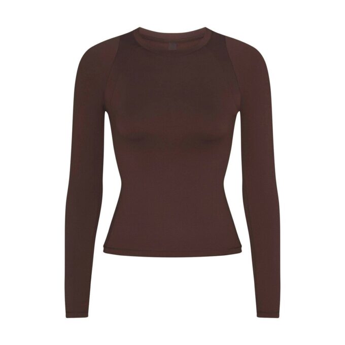 NikeSKIMS AIRY LONG SLEEVE CREW NECK TOP NikeSKIMS AIRY LONG SLEEVE CREW NECK TOP