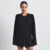 NikeSKIMS AIRY V-NECK OVERSIZED LONG SLEEVE TOP NikeSKIMS AIRY V-NECK OVERSIZED LONG SLEEVE TOP