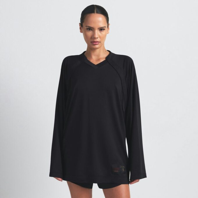 NikeSKIMS AIRY V-NECK OVERSIZED LONG SLEEVE TOP NikeSKIMS AIRY V-NECK OVERSIZED LONG SLEEVE TOP