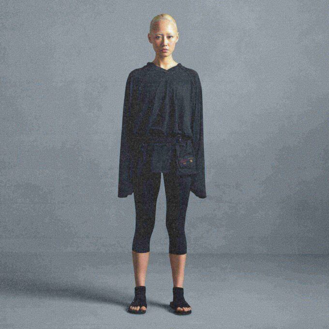 NikeSKIMS AIRY V-NECK OVERSIZED LONG SLEEVE TOP NikeSKIMS AIRY V-NECK OVERSIZED LONG SLEEVE TOP