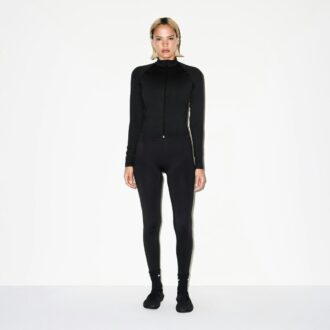 NikeSKIMS MATTE MOCK NECK FULL ZIP JACKET