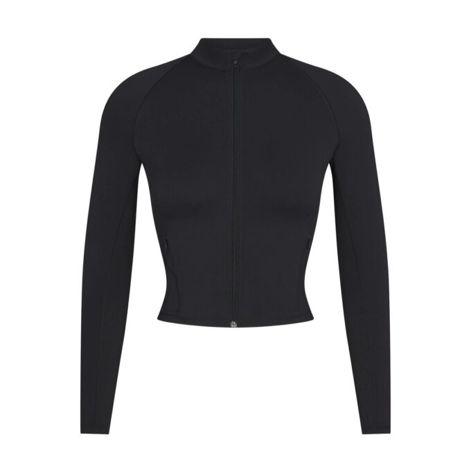 NikeSKIMS MATTE MOCK NECK FULL ZIP JACKET