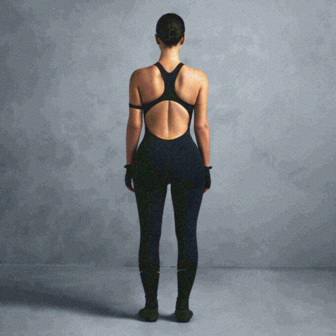 NikeSKIMS MATTE RACER LONG ONESIE