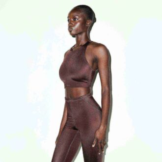 NikeSKIMS SHINE DRAWCORD CROP 17″ LEGGING