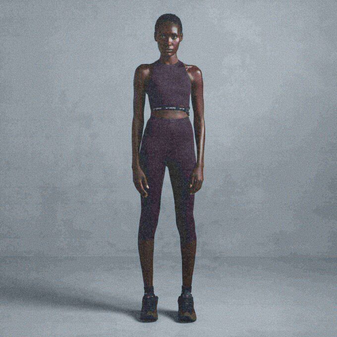 NikeSKIMS SHINE HIGH NECK BRA