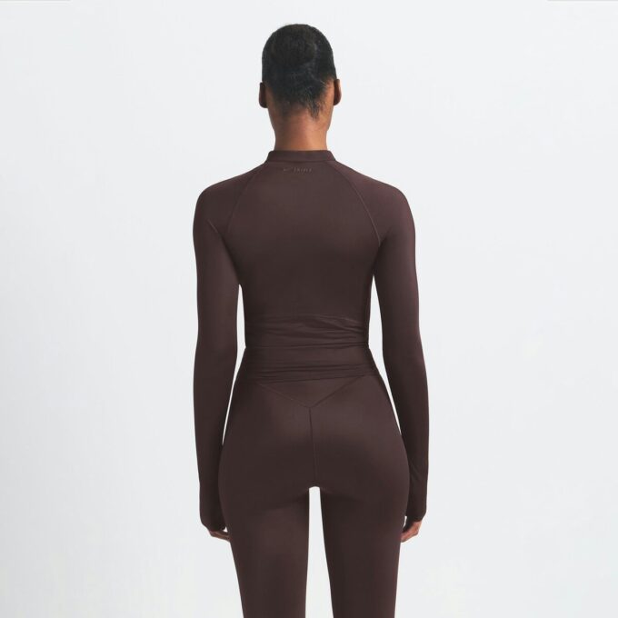 NikeSKIMS SHINE LONG SLEEVE HALF ZIP NikeSKIMS SHINE LONG SLEEVE HALF ZIP