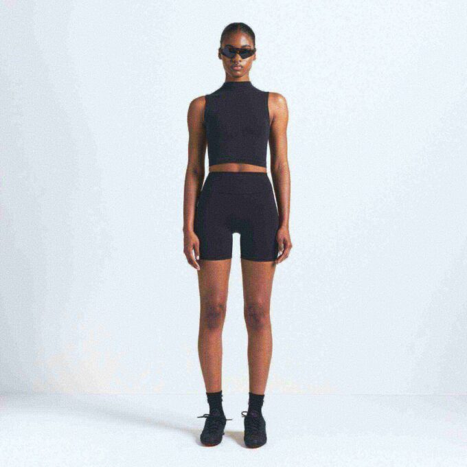 NikeSKIMS VINTAGE SEAMLESS MOCK NECK BRA TOP