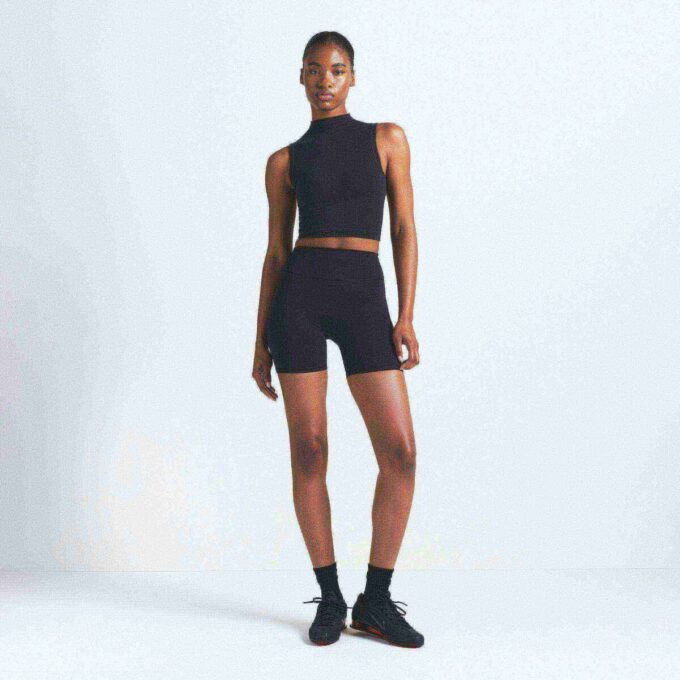 NikeSKIMS VINTAGE SEAMLESS MOCK NECK BRA TOP