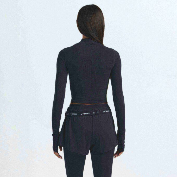 NikeSKIMS VINTAGE SEAMLESS MOCK NECK CROP TOP NikeSKIMS VINTAGE SEAMLESS MOCK NECK CROP TOP