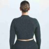 NikeSKIMS VINTAGE SEAMLESS MOCK NECK CROP TOP NikeSKIMS VINTAGE SEAMLESS MOCK NECK CROP TOP