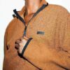 OUTDOOR FLEECE HALF ZIP PULLOVER