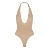 SEAMLESS SCULPT DEEP PLUNGE THONG BODYSUIT
