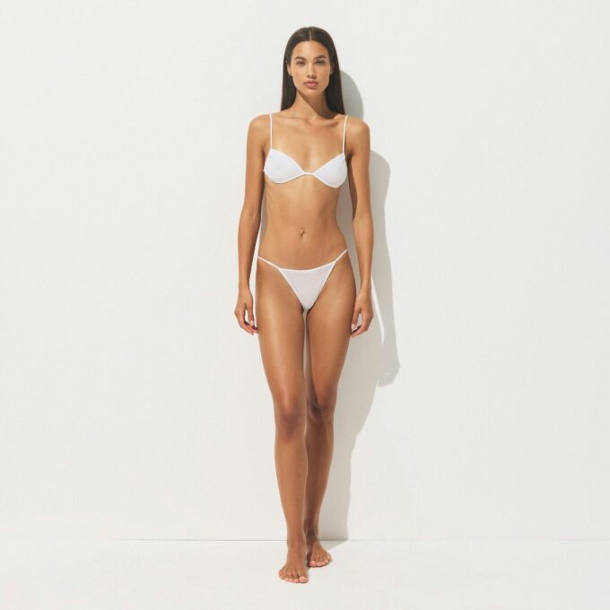 SHEER COTTON SHEER RIB STRING THONG SHEER COTTON SHEER RIB STRING THONG