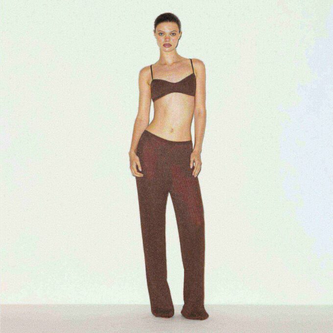 SHEER KNIT BRALETTE SHEER KNIT BRALETTE