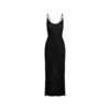 SHEER KNIT LONG CAMI DRESS SHEER KNIT LONG CAMI DRESS