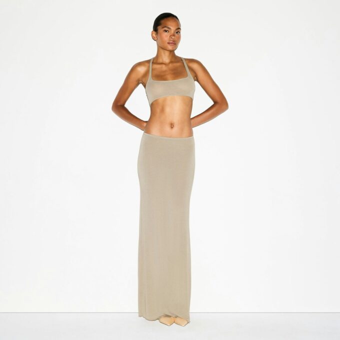 SHEER MODAL LONG SKIRT SHEER MODAL LONG SKIRT