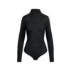 SHEER MODAL LONG SLEEVE TURTLENECK BODYSUIT