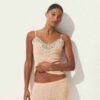SHEER RIB LACE CAMI SHEER RIB LACE CAMI