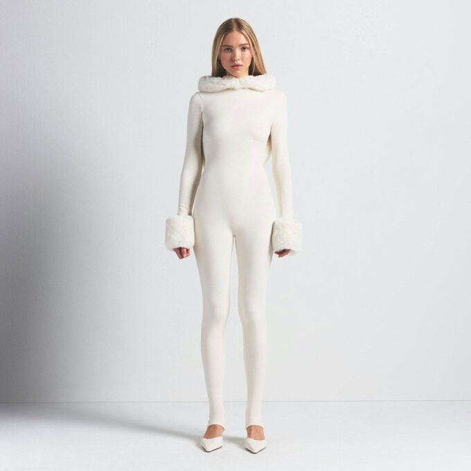 SKIMS CLOUD HOODED CATSUIT SKIMS CLOUD HOODED CATSUIT