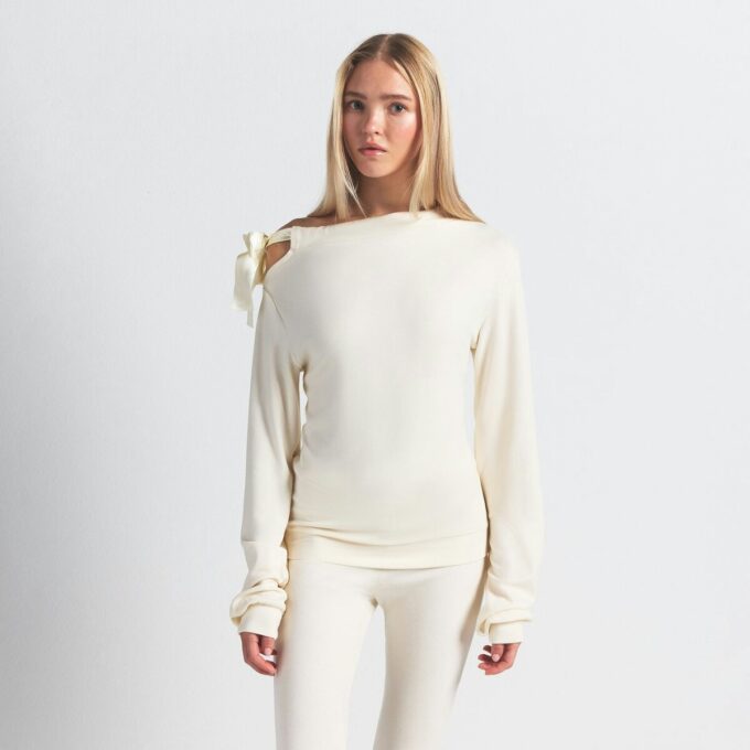 SKIMS CLOUD OFF THE SHOULDER TOP SKIMS CLOUD OFF THE SHOULDER TOP