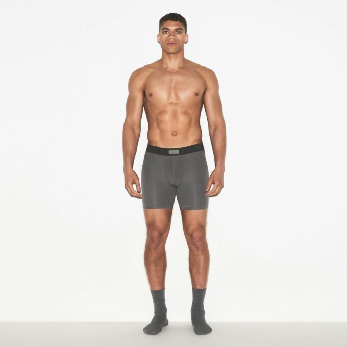 SKIMS COTTON MENS 5″ BOXER BRIEF 3-PACK