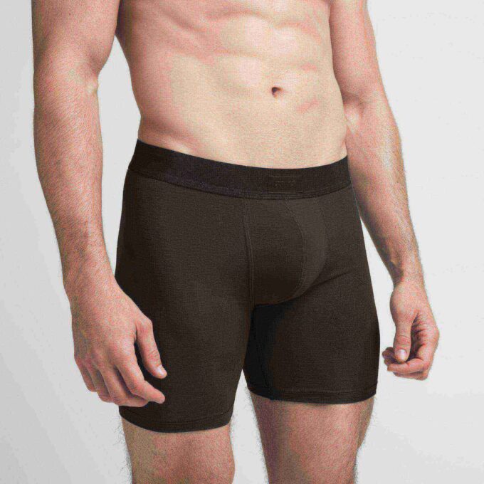 SKIMS COTTON MENS 5″ BOXER BRIEF