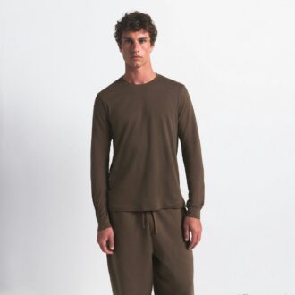 SKIMS COTTON MENS CLASSIC LONG SLEEVE T-SHIRT