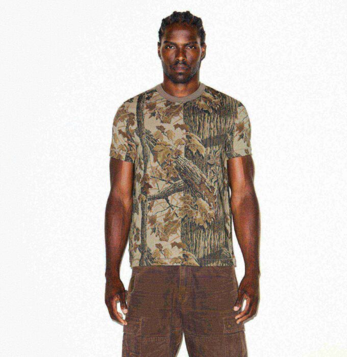 SKIMS COTTON MENS REALTREE CLASSIC T-SHIRT SKIMS COTTON MENS REALTREE CLASSIC T-SHIRT