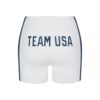 SKIMS FOR TEAM USA SIGNATURE SWIM PARALYMPIC MID WAIST SHORT