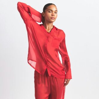 SKIMS ROMANCE BUTTON UP SHIRT AND PANT SET