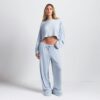 SKIMS SLEEP CROPPED LONG SLEEVE AND PANT SET