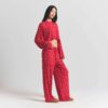 SKIMS SLEEP CROPPED LONG SLEEVE AND PANT SET