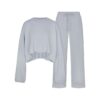 SKIMS SLEEP CROPPED LONG SLEEVE AND PANT SET