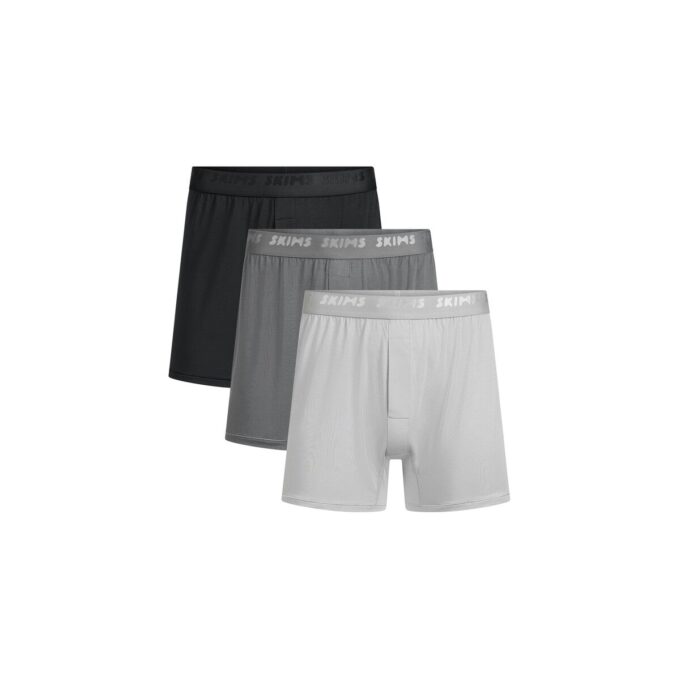 SKIMS STRETCH MENS KNIT BOXER 3-PACK SKIMS STRETCH MENS KNIT BOXER 3-PACK