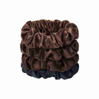 SLIP X SKIMS PURE SILK LARGE SCRUNCHIES 4-PACK