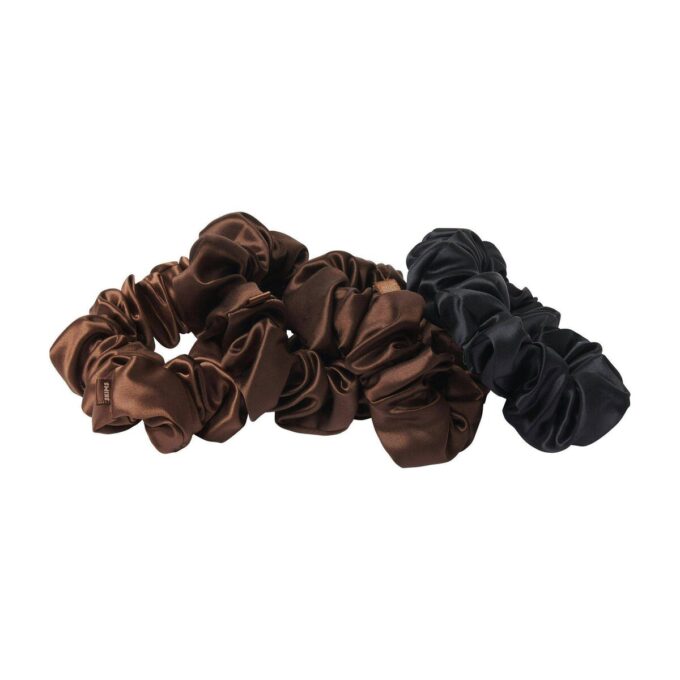 SLIP X SKIMS PURE SILK LARGE SCRUNCHIES 4-PACK SLIP X SKIMS PURE SILK LARGE SCRUNCHIES 4-PACK
