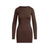 SMOOTH LAYERS CREWNECK MINI DRESS SMOOTH LAYERS CREWNECK MINI DRESS