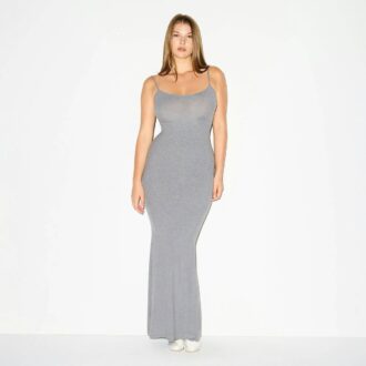SOFT LOUNGE LONG SLIP DRESS