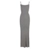 SOFT LOUNGE LONG SLIP DRESS