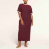 SOFT LOUNGE RINGER T-SHIRT LONG DRESS